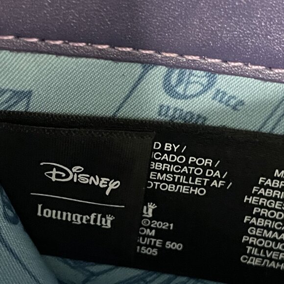 Loungefly DISNEY Princess Books AOP Faux Leather Zip Around Wallet - Picture 8 of 12